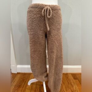 Tan Sherpa pants from H & M